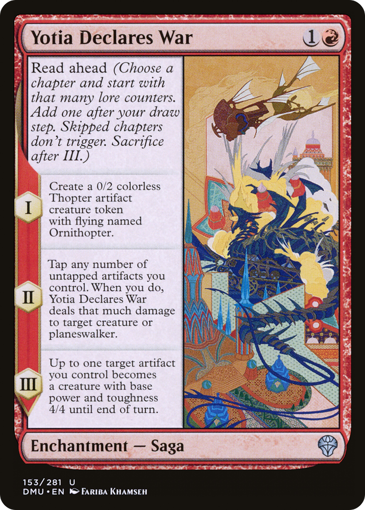 Yotia Declares War (DMU-153) - Dominaria United Foil-1