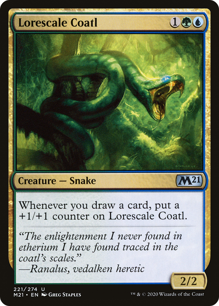 Lorescale Coatl [Core Set 2021]-1
