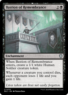 Bastion of Remembrance [Bloomburrow Commander]-1