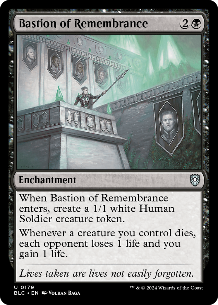Bastion of Remembrance [Bloomburrow Commander]-1