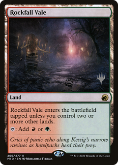 Rockfall Vale (Promo Pack) [Innistrad: Midnight Hunt Promos]-1