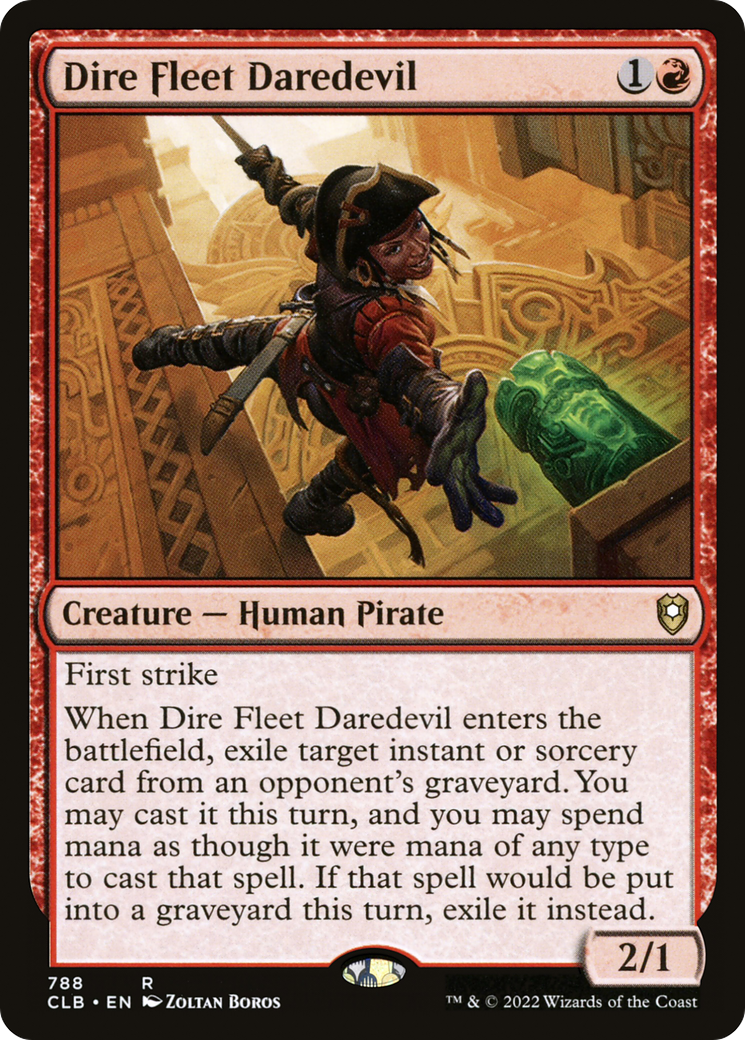Dire Fleet Daredevil [Commander Legends: Battle for Baldur's Gate]-1