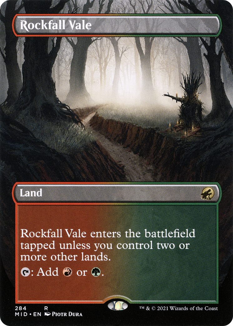 Rockfall Vale (Borderless Alternate Art) [Innistrad: Midnight Hunt]-1
