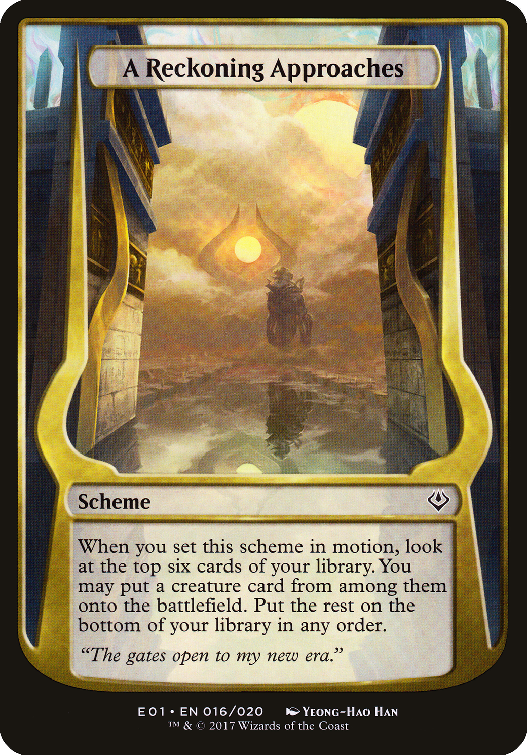 A Reckoning Approaches (Schemes) [Archenemy: Nicol Bolas Schemes]-1