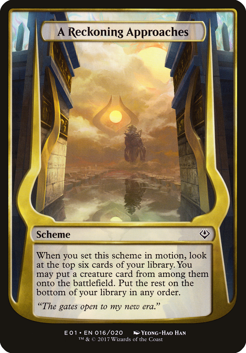 A Reckoning Approaches (Schemes) [Archenemy: Nicol Bolas Schemes]-1