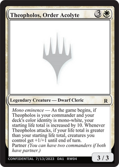 Theopholos, Order Acolyte (UNK-RW04E) - Unknown Event-1