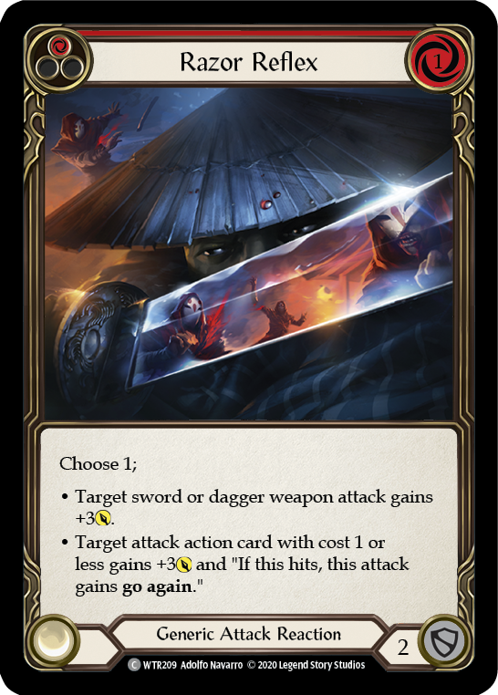 Razor Reflex (Red) [U-WTR209] (Welcome to Rathe Unlimited)  Unlimited Rainbow Foil-2