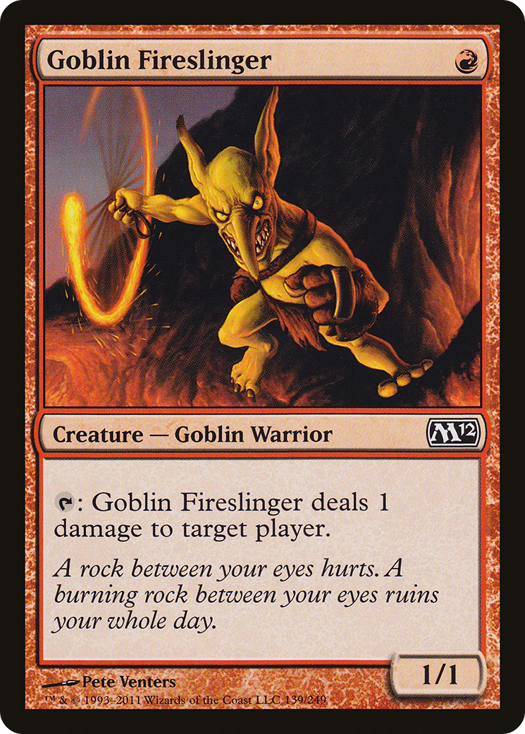 Goblin Fireslinger [Magic 2012]-1