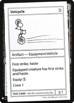 Unicycle [Mystery Booster Playtest Cards]-1