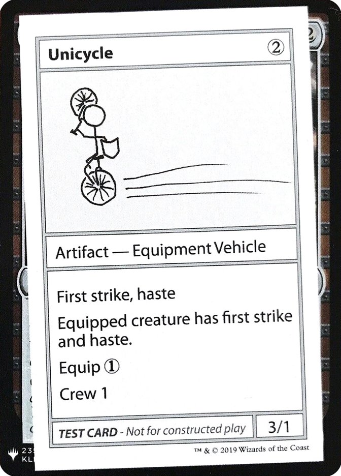 Unicycle [Mystery Booster Playtest Cards]-1