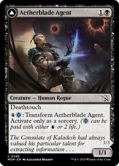 Aetherblade Agent // Gitaxian Mindstinger [March of the Machine]-1