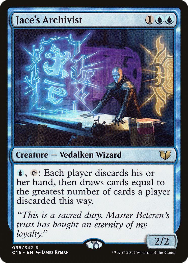 Jace's Archivist [Commander 2015]-1