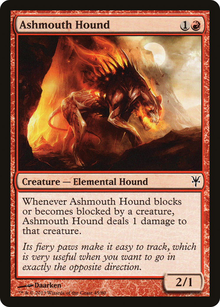 Ashmouth Hound [Duel Decks: Sorin vs. Tibalt]-4