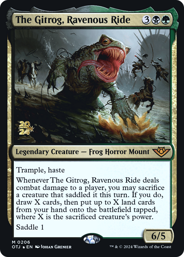 The Gitrog, Ravenous Ride [Outlaws of Thunder Junction Prerelease Promos]-1