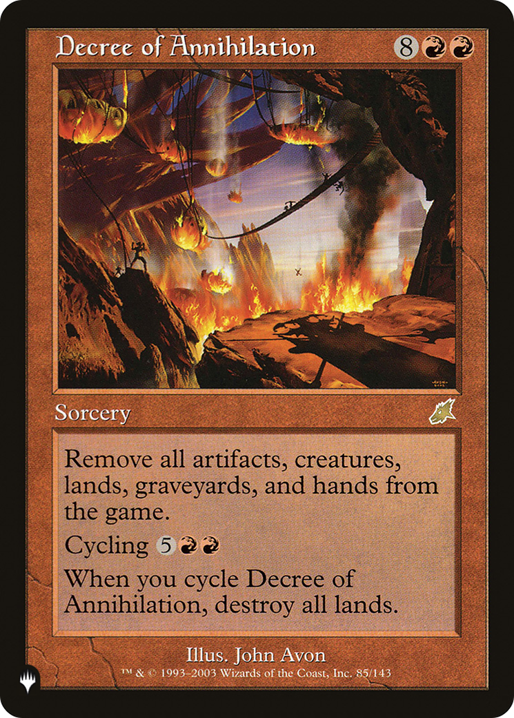 Decree of Annihilation [The List]-1