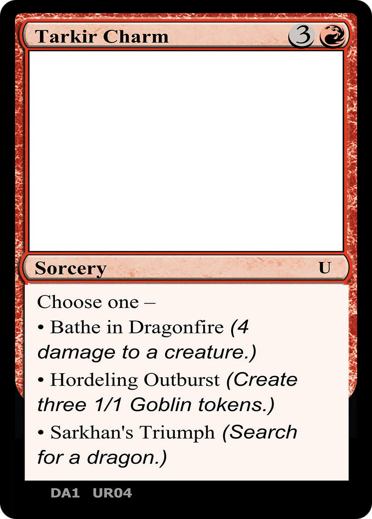 Tarkir Charm (UNK-UR04C) - Unknown Event-1