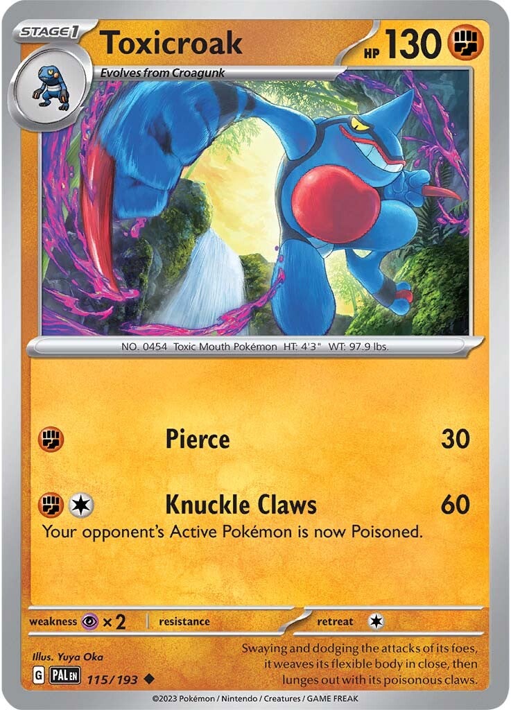 Toxicroak (115/193) [Scarlet & Violet: Paldea Evolved]-2