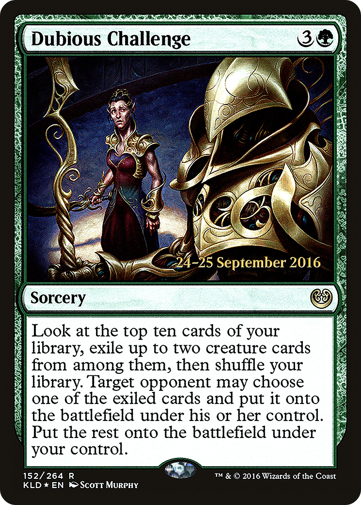 Dubious Challenge [Kaladesh Prerelease Promos]-1