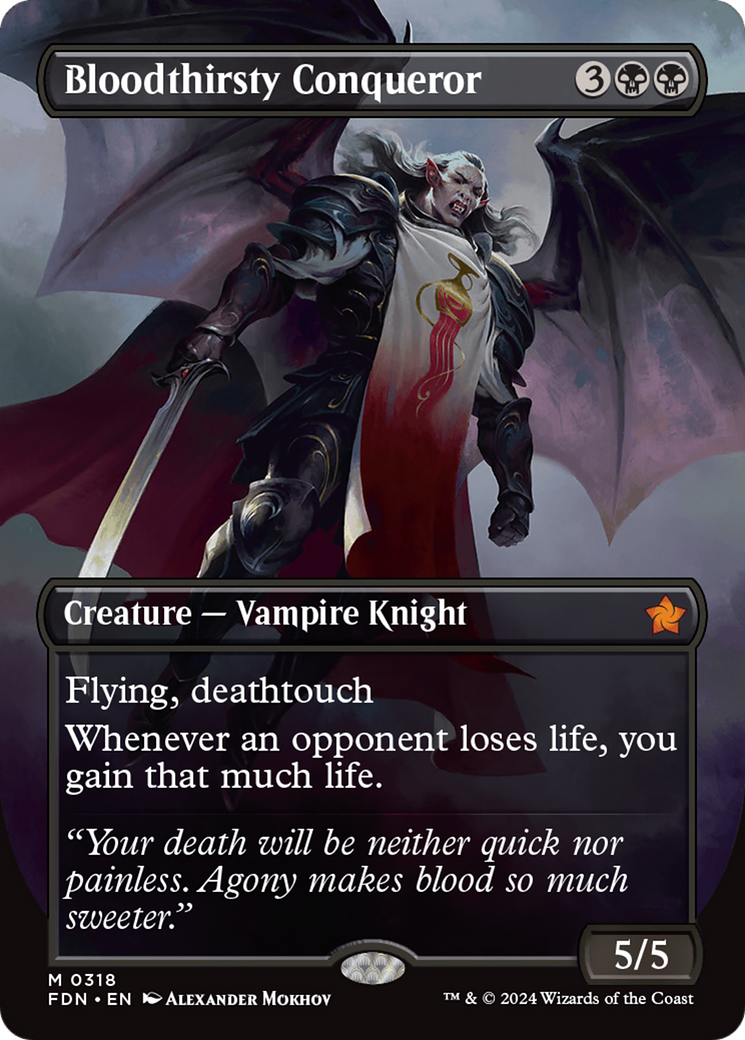 Bloodthirsty Conqueror (Borderless) [Foundations]-1