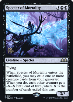 Specter of Mortality [Wilds of Eldraine Prerelease Promos]-1