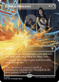 Flawless Maneuver (Borderless Alternate Art) [Commander Masters]-1