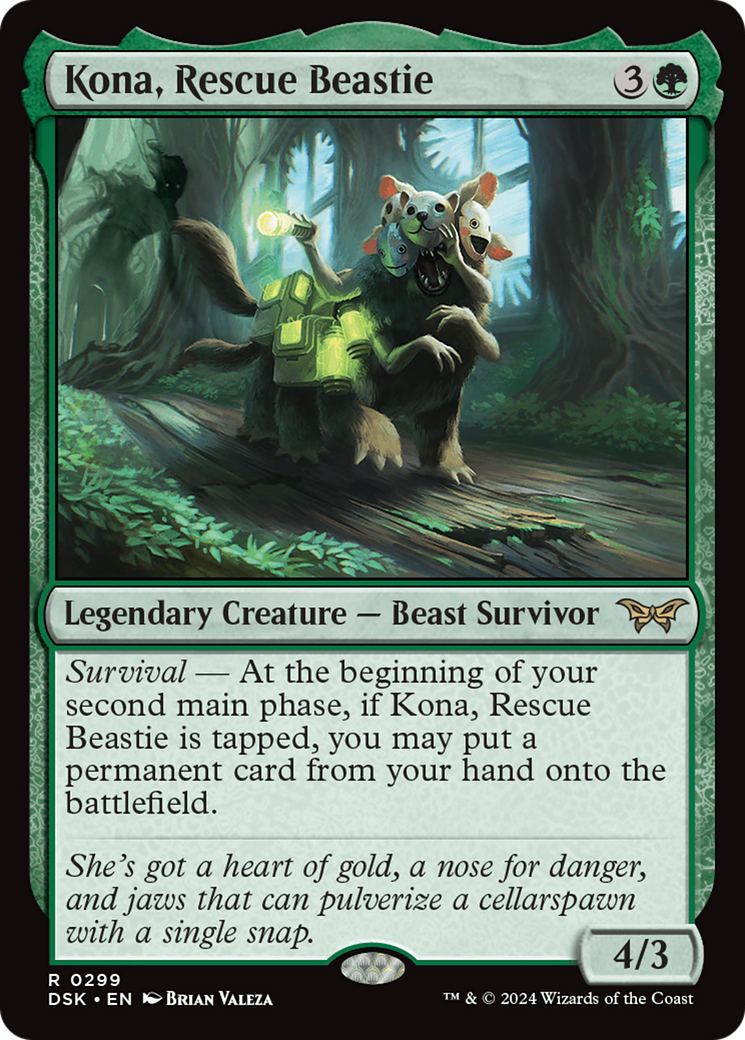 Kona, Rescue Beastie (0299) [Duskmourn: House of Horror]-1