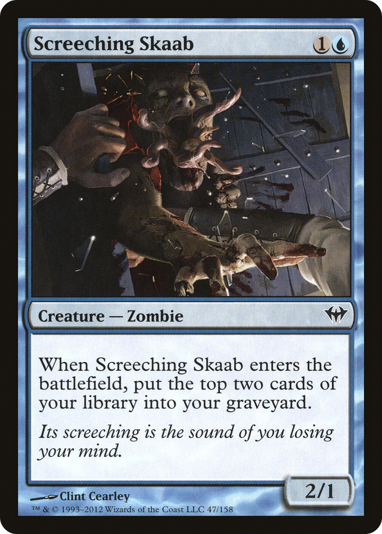 Screeching Skaab [Dark Ascension]-1