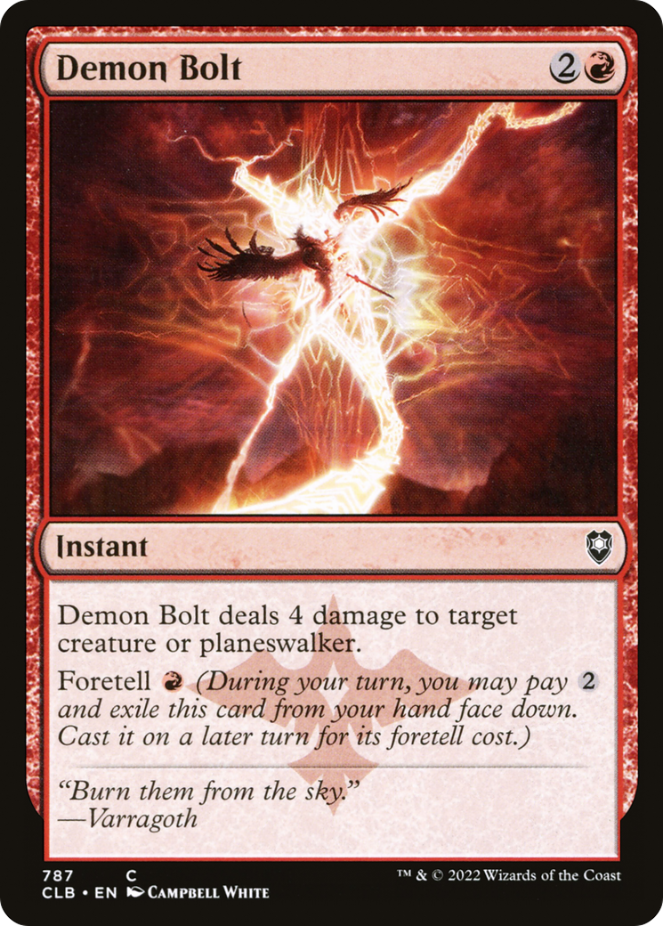 Demon Bolt [Commander Legends: Battle for Baldur's Gate]-1