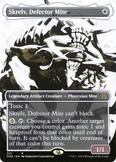 Skrelv, Defector Mite (Borderless Ichor) [Phyrexia: All Will Be One]-1