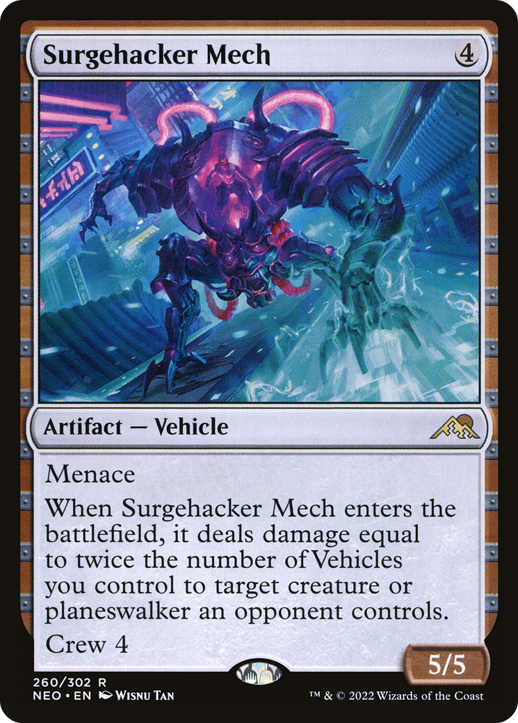 Surgehacker Mech [Kamigawa: Neon Dynasty]-1