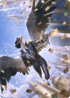 Skyboon Evangelist // Skyboon Evangelist (ASNC-051) - New Capenna Art Series (Borderless) Foil-3