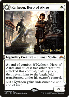Kytheon, Hero of Akros // Gideon, Battle-Forged [Magic Origins Prerelease Promos]-3