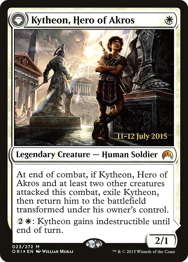 Kytheon, Hero of Akros // Gideon, Battle-Forged [Magic Origins Prerelease Promos]-3