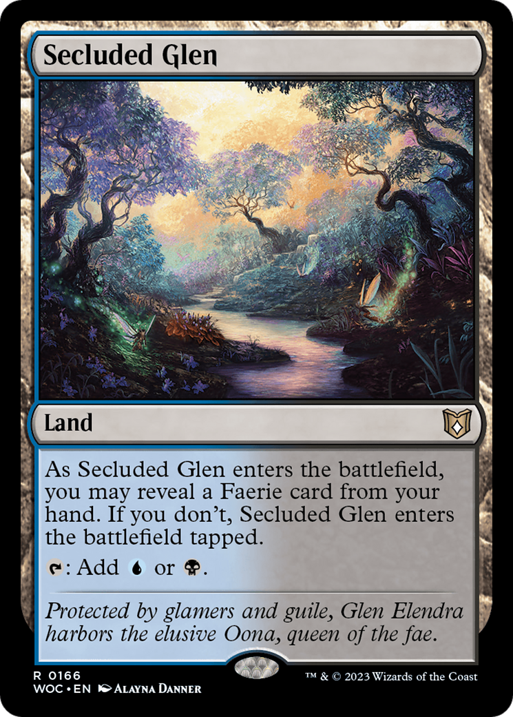 Secluded Glen [Wilds of Eldraine Commander]-1