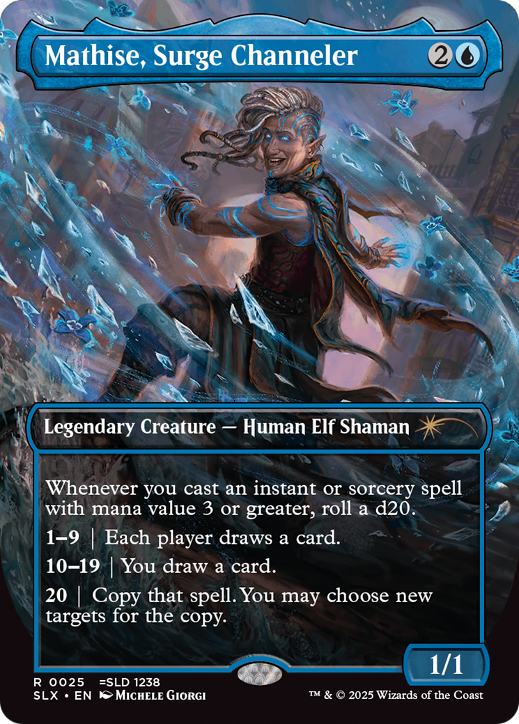 Mathise, Surge Channeler (SLX-025) - Universes Within (Borderless)-1
