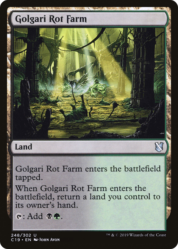 Golgari Rot Farm [Commander 2019]-1