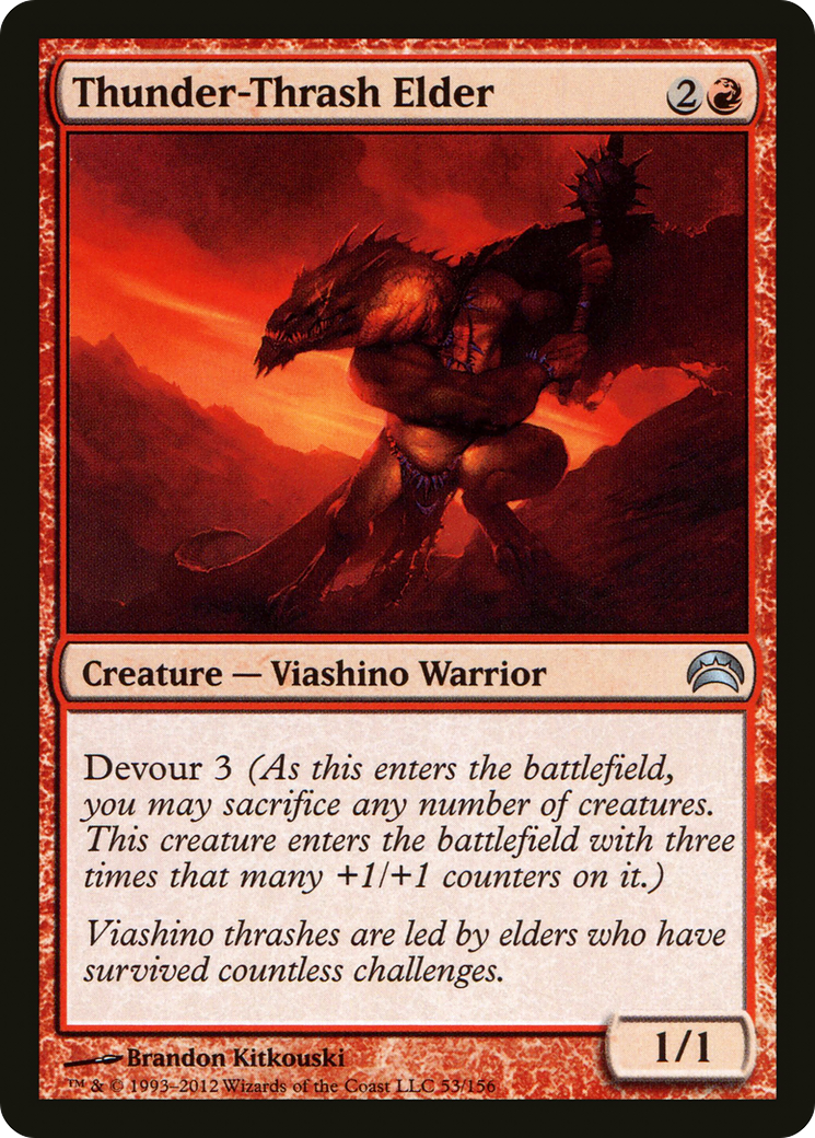 Thunder-Thrash Elder (PC2-053) - Planechase 2012 Foil-1