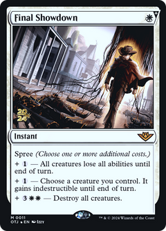 Final Showdown [Outlaws of Thunder Junction Prerelease Promos]-1