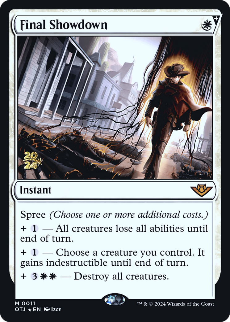 Final Showdown [Outlaws of Thunder Junction Prerelease Promos]-1