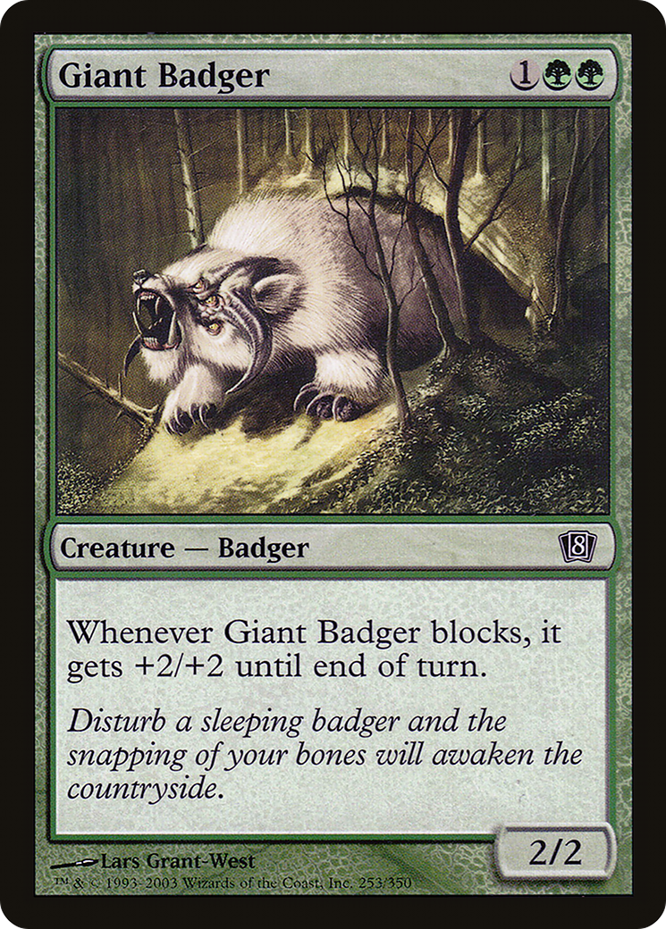 Giant Badger [Eighth Edition]-1