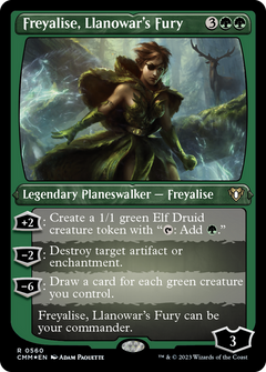 Freyalise, Llanowar's Fury (CMM-560) - Commander Masters Etched Foil-1