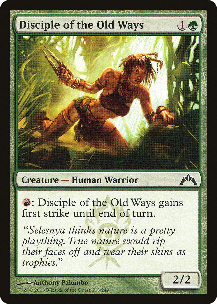 Disciple of the Old Ways [Gatecrash]-1