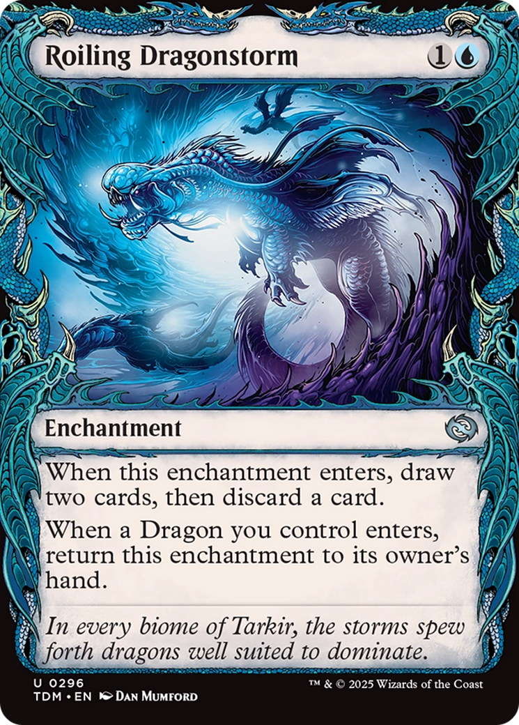 Roiling Dragonstorm (Showcase) [Tarkir: Dragonstorm]-1