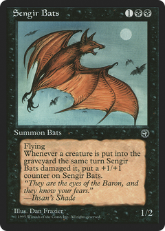 Sengir Bats (Daria Flavor Text) [Homelands]-1