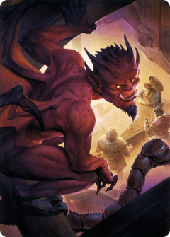 Nefarious Imp // Nefarious Imp (ACLB-019) - Battle for Baldur's Gate Art Series (Borderless)-1