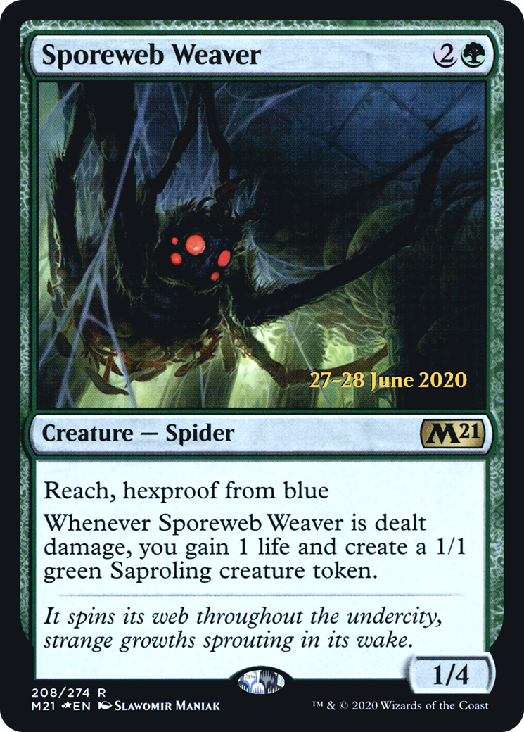 Sporeweb Weaver [Core Set 2021 Prerelease Promos]-1