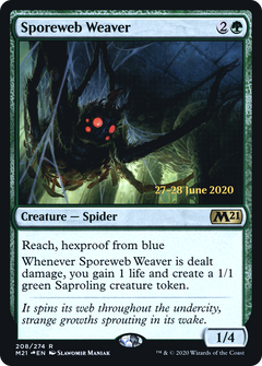 Sporeweb Weaver [Core Set 2021 Prerelease Promos]-1