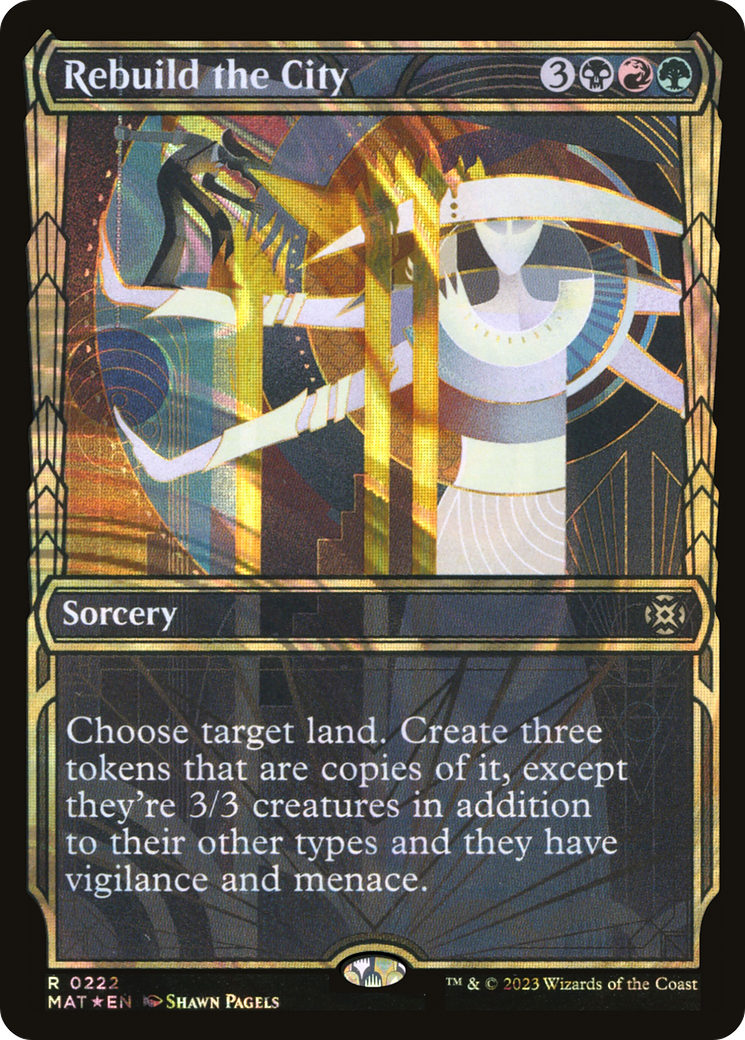 Rebuild the City (Showcase Halo Foil) [March of the Machine: The Aftermath]-1