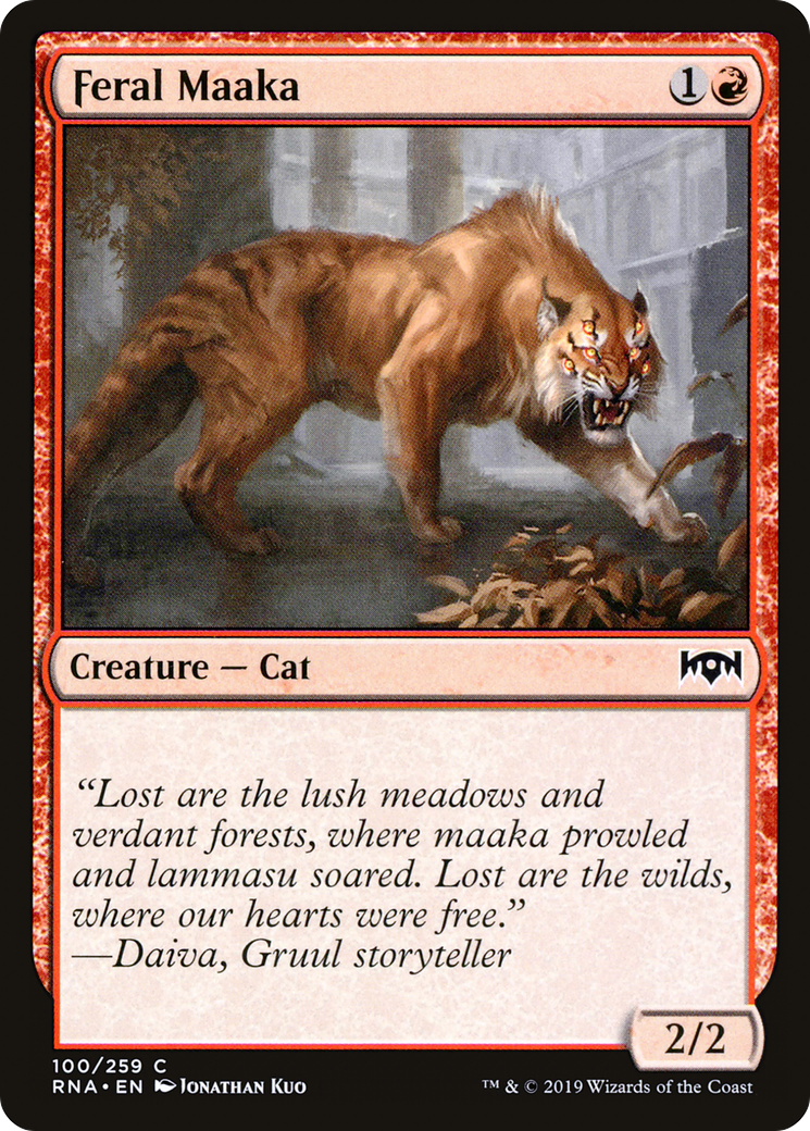 Feral Maaka [Ravnica Allegiance]-1