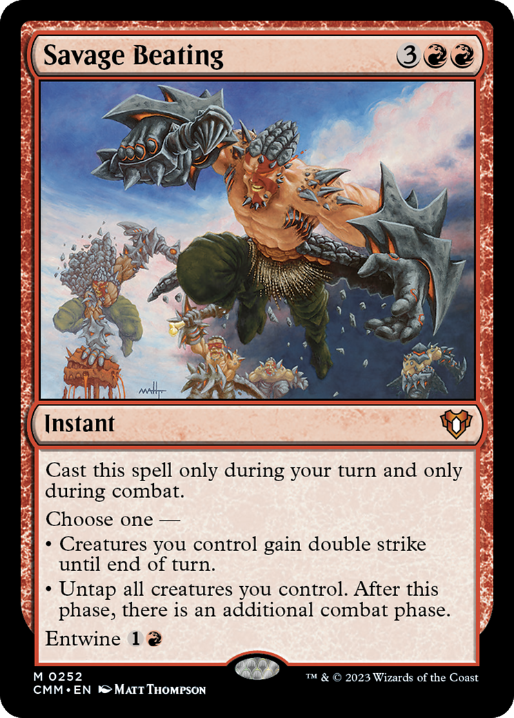 Savage Beating [Commander Masters]-1